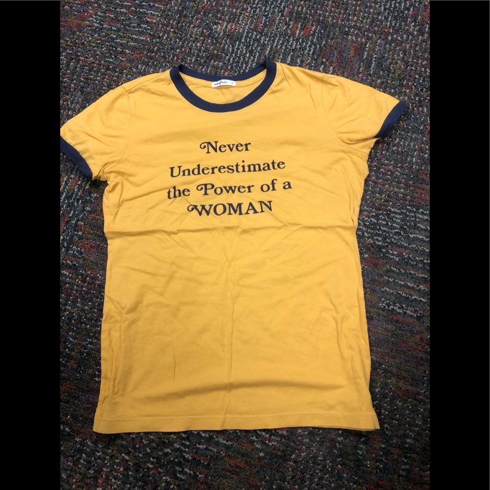 Woman Power ring tee